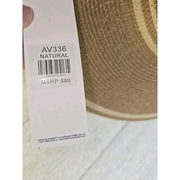 Adrienne Vittadini Hat Beach Wide Brim MSRP $80 NWT AV336 BEACH. RESORT COTTAGE